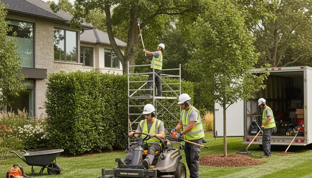 Dayton, OH tree service team providing landscaping and arbor care for local properties
