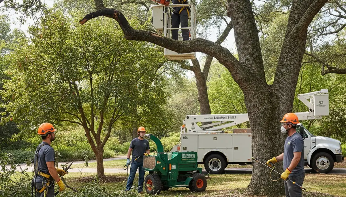 Dayton, OH arborist inspecting trees for disease treatment and recovery
