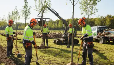 Dayton, OH tree planting service selecting healthy, well-suited trees for local soil and site conditions