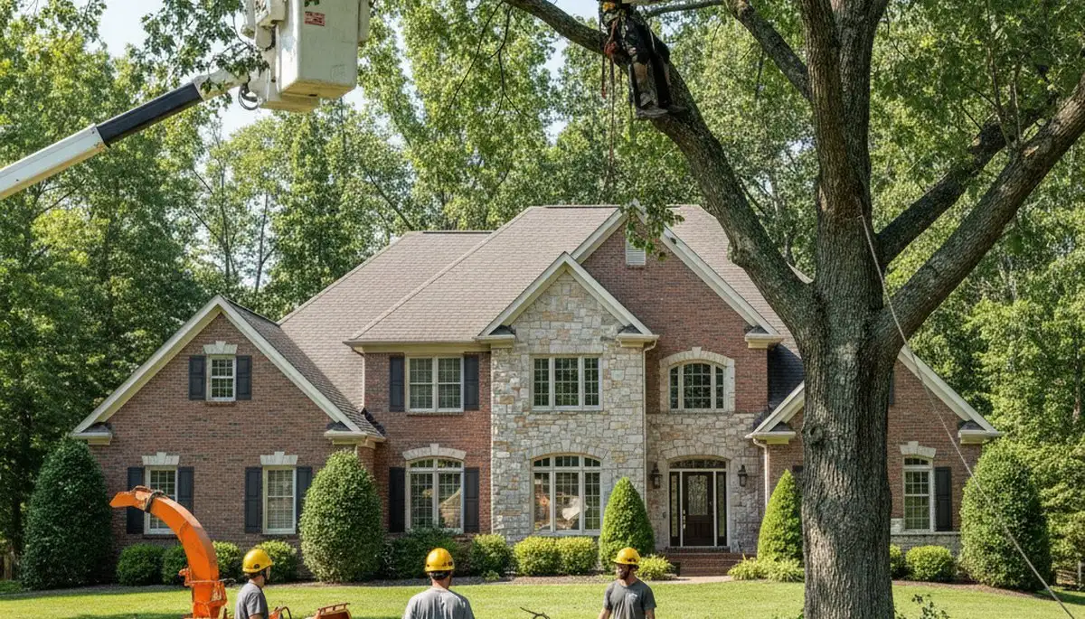 Tree service crew providing safe tree removal in Dayton, OH