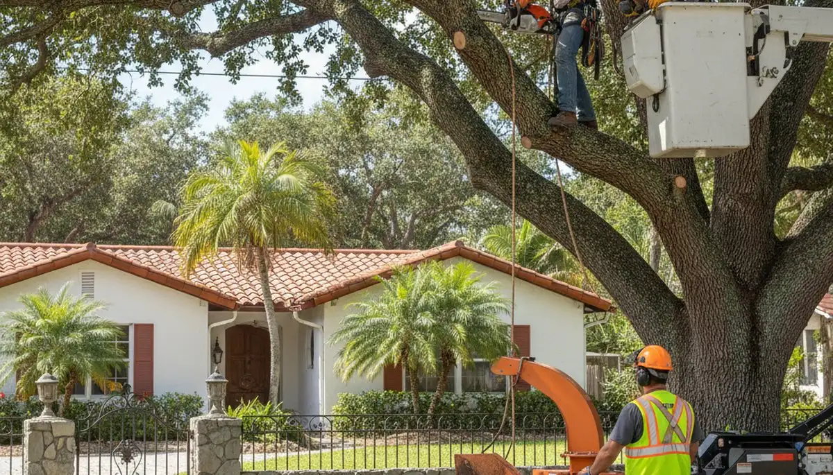Tree service crew in Dayton, OH providing safe tree removal for local homes and businesses