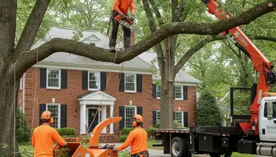 Tree removal crew serving Dayton, OH for safe tree cutting and cleanup