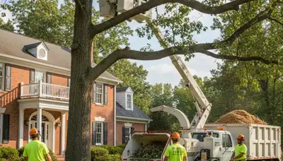 Tree removal crew serving Dayton, OH for safe tree cutting and property cleanup