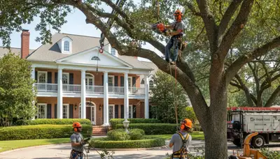 Tree service crew providing professional tree removal in Dayton, OH