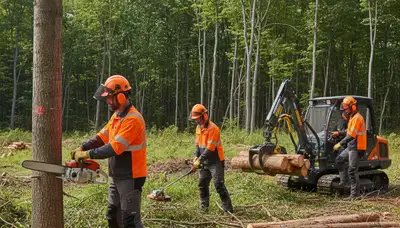 Woodlot management in Dayton, OH by Arbor Tree Care to improve tree health and reduce property risks